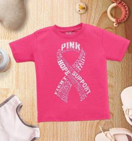 img 1 attached to Shop4Ever Breast Montage Toddler T Shirt Apparel & Accessories Baby Girls