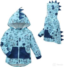 img 4 attached to Clothes Toddler Dinosaur Sweatshirt Jackets Apparel & Accessories Baby Boys best in Clothing