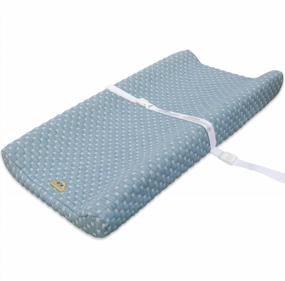 img 2 attached to BlueSnail Bamboo Changing Pad Cover: Soft, Comfy And Perfect For Your Baby'S Nursery!