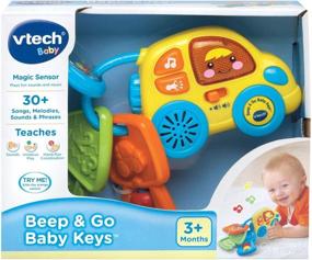img 1 attached to 🔑 Multicolor VTech Beep and Go Baby Keys: Boost Your Little One's Development