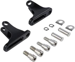 img 4 attached to FOVPLUE Motorcycle Parts: Passenger Mini Footboard Mount Kit for Harley Davidson Touring Models 1993-2022 - Road King FLHR, Road Glide FLTRX, Street Glide FLHX, Electra Glide FLHT