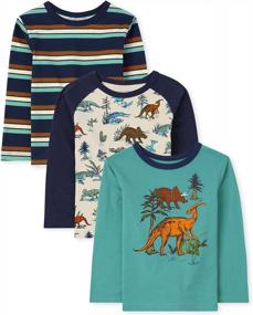 img 4 attached to Boys Long Sleeve Shirts - Toddler & Baby Fashion Clothing By The Children'S Place