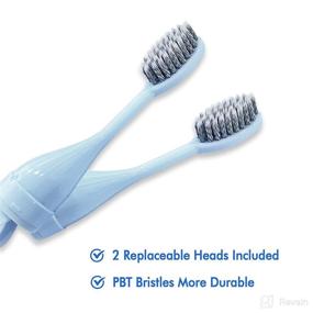 img 1 attached to 🪥 Perzsi Toothbrush with Built-in Toothpaste: Compact and Foldable for on-the-go Dental Care