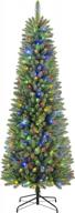 6ft prelit christmas tree with 240 lights - perfect for home, office & party decorations! logo