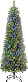 img 4 attached to 6Ft Prelit Christmas Tree With 240 Lights - Perfect For Home, Office & Party Decorations!