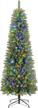 6ft prelit christmas tree with 240 lights - perfect for home, office & party decorations! logo