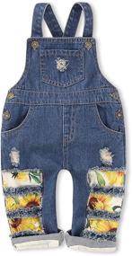 img 4 attached to Newborn Clothes Toddler Jumpsuit Overalls Girls' Clothing : Jumpsuits & Rompers