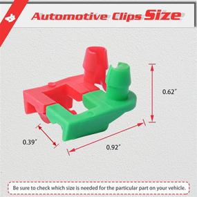 img 3 attached to 🔧 OTUAYAUTO 8PCS Tailgate Handle Clip - Chevy Silverado & GMC Sierra 99-09 Replacement Clips (Left & Right Side) - OEM: 88981030, 88981031