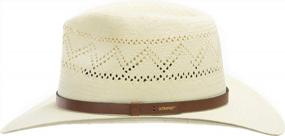 img 3 attached to ULTRAFINO Соломенная шляпа Havana Fedora с вентиляцией Panama Outback