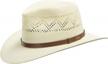 ultrafino havana fedora vented panama outback straw hat logo