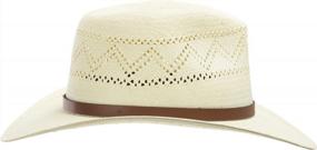 img 1 attached to ULTRAFINO Соломенная шляпа Havana Fedora с вентиляцией Panama Outback
