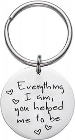 img 4 attached to Surprise Your Mother With LParkin'S Keychain - Perfect Mother'S Day Gift For Moms And Stepmoms