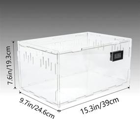 img 3 attached to BETAZOOER Terrarium Temperature Hygrometer 15 3X9 7X7 6
