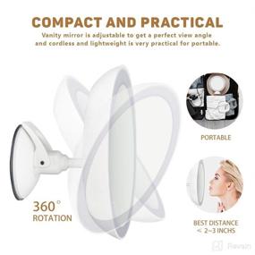 img 1 attached to 🔍 High-powered 360° Rotating, Portable Dimmable Magnifier