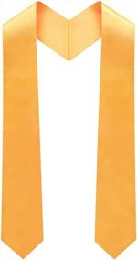 img 1 attached to Complete Your Graduation Look With LescaPGown'S Elegant 60'' Plain Adult Graduation Stole