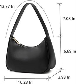 img 3 attached to 👜 Closure Women's Handbags & Wallets: CYHTWSDJ Shoulder Clutch Handbag from Hobo Bags