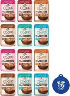 🍲 wellness core tiny tasters wet cat food pate – 6 flavor variety pack with silicone lid (12 pouches, 1.75 oz each) logo