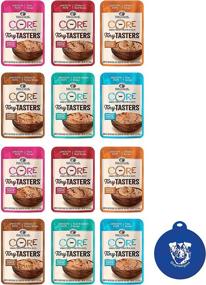 img 4 attached to 🍲 Wellness CORE Tiny Tasters Wet Cat Food Pate – 6 Flavor Variety Pack with Silicone Lid (12 Pouches, 1.75 oz Each)