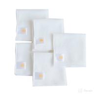 🌿 organic white wash cloths and wipes: satsuma designs 5 pack logo