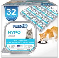 🐈 forza10 wet hypoallergenic cat food: fish flavor canned wet cat food for adult cats with allergies and skin & coat issues - 32 pack case of 3.5 ounce each logo