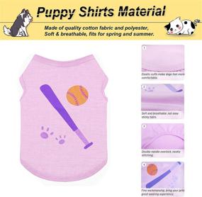 img 1 attached to Printed Breathable Sleeveless Clothing Sweatshirt Dogs