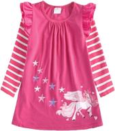 ❄️ winter wonders: vikita little sleeve dresses for girls' clothing логотип