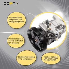 img 2 attached to Upgrade Your A/C System With OCPTY Compressor Pump Compatible For 2001-2003 Mazda Protege & Protege5 - CO 10763C