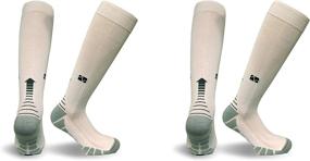img 4 attached to Мужские запатентованные градуированные компрессионные носки Vitalsox