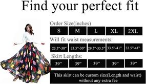 img 3 attached to Medeshe Womens Chiffon Elasticated Leopard Women's Clothing ~ Skirts