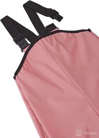 img 2 attached to 👖 Reima Lammikko Children's Waterproof Suspender Rain Pant - Lightweight, Windproof, Outdoor Rain Bib