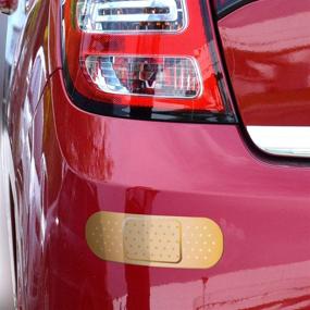 img 3 attached to 🤣 High Supply 9x3 Bandage Sticker Pack - Funny, Durable, Waterproof Car Bumper Stickers - Perfect Gag Gift!