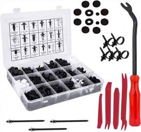img 4 attached to 415 Pcs Car Push Rivet Pins With Free Tools And Storage Box