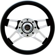 improved seo: grant 440 challenger steering wheel with chrome finish logo