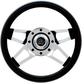 img 1 attached to Improved SEO: Grant 440 Challenger Steering Wheel with Chrome Finish