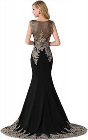 img 3 attached to Stunning Embroidered Lace Mermaid Gowns: MisShow Women'S Formal Evening Prom Dresses