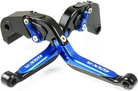 img 2 attached to 🏍️ High Quality Foldable Extendable Brake Clutch Levers CNC for Suzuki GSXR1000 GSXR 1000 2005 2006, GSXR600 GSXR750 2006-2010