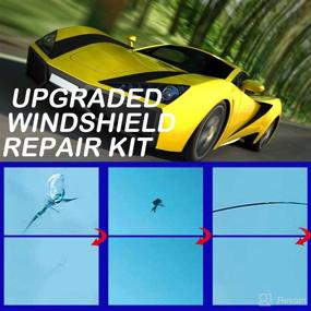 img 2 attached to 🚗 ARRIONO Windshield Crack Repair Kit - Ultimate Solution for Car Window Glass - Automotive Nano Fluid Glass Filler - Fix Chips, Cracks, Bulls-Eye, and Star-Shaped Cracks Efficiently