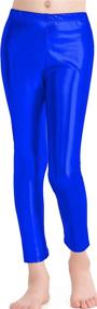 img 1 attached to Speerise Waisted Metallic Fashion Leggings Girls' Clothing : Leggings