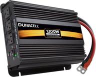 инвертор duracell power drinv1200 black логотип