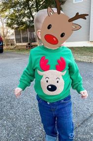 img 1 attached to Christmas Snowman Sweatshirts Toddler Sweater Apparel & Accessories Baby Girls ~ Clothing