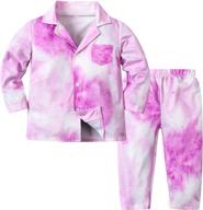 👕 qzh.duao kids boy's plaid cotton pajamas set: stylish button down sleepwear for boys, ages 6 months to 14 years logo