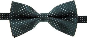 img 1 attached to Retreez Modern Polka Microfiber Pre Tied Men's Accessories best: Ties, Cummerbunds & Pocket Squares