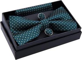 img 2 attached to Retreez Modern Polka Microfiber Pre Tied Men's Accessories best: Ties, Cummerbunds & Pocket Squares