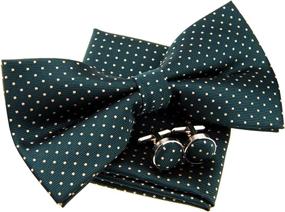 img 3 attached to Retreez Modern Polka Microfiber Pre Tied Men's Accessories best: Ties, Cummerbunds & Pocket Squares