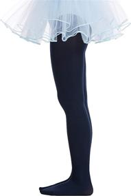 img 1 attached to Frola Opaque Microfiber Ballet Tights: Лучший выбор в одежде для девочек" на носках и колготках