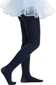 img 3 attached to Frola Opaque Microfiber Ballet Tights: Лучший выбор в одежде для девочек" на носках и колготках