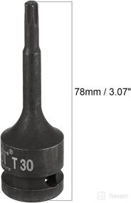 img 1 attached to Uxcell 2 Inch Drive Impact Socket Tools & Equipment at Hand Tools