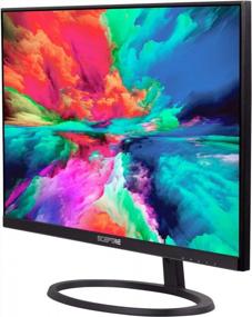img 2 attached to Sceptre 27-inch DisplayPort Monitor E275W-QPT - 2560x1440P, Flicker-Free, Adaptive Sync, Built-In Speakers, Tilt Adjustment
