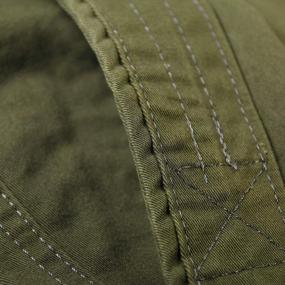 img 1 attached to Men'S OCHENTA Cargo Shorts W/ Zipper Pockets: Summer Casual Military Outdoor Work (No Belt)