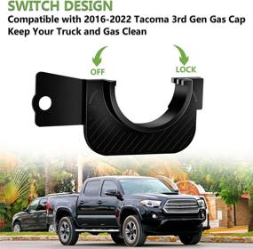 img 3 attached to 🔒 Fuel Tank Gas Cap Holder - Ideal for 2016-2022 Tacoma 3rd Generation Vehicles - Must-Have Car Fuel Cap Accessory